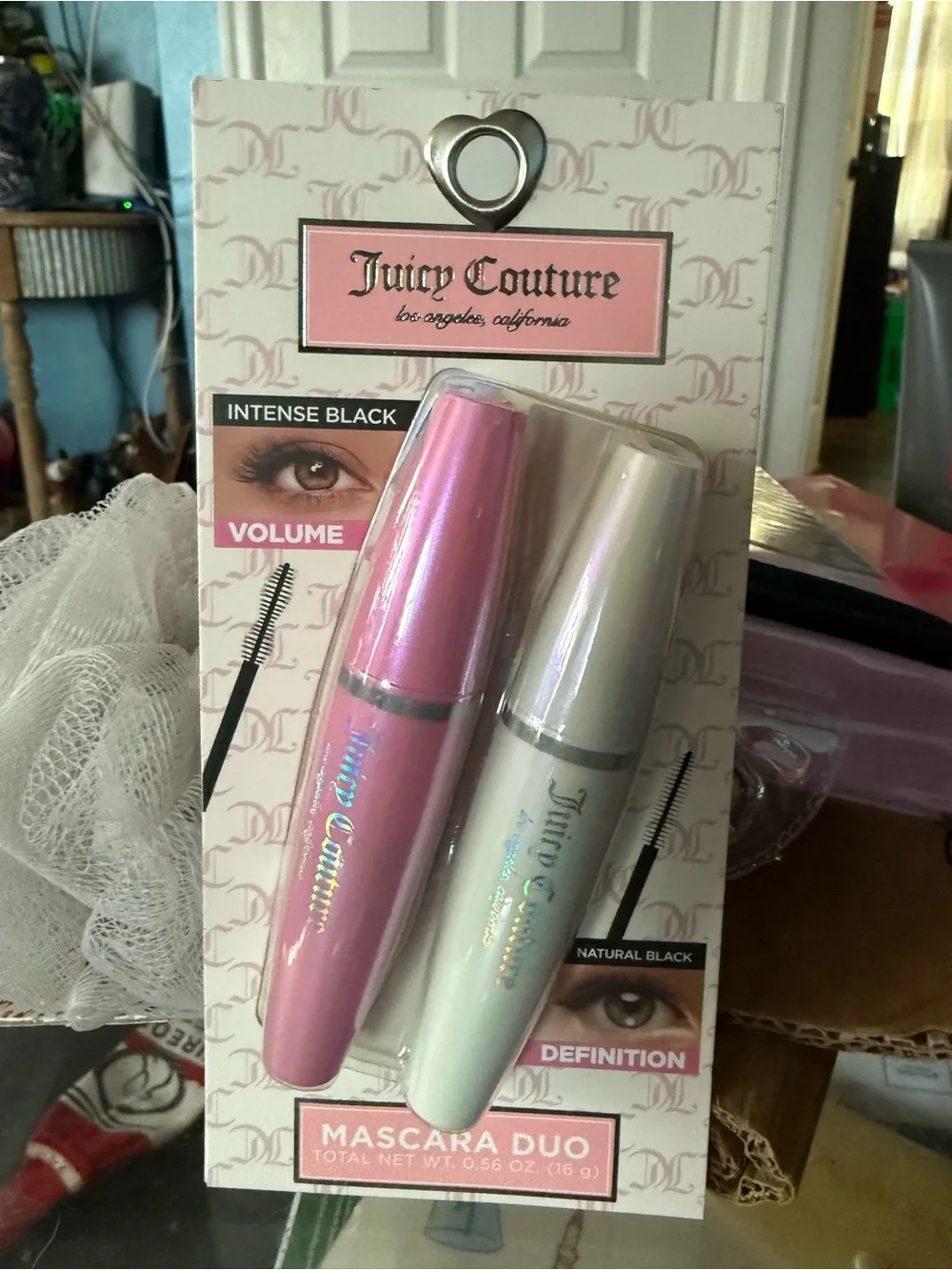 Juicy Couture Mascara Duo — Pink & White Tubes